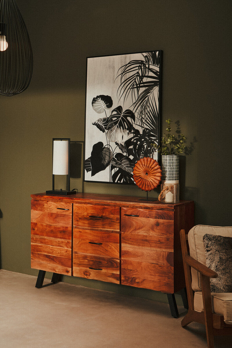 Nashik Large Acacia Wood Sideboard