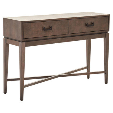 Dimaro Two Drawer Antique Grey Console Table