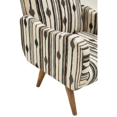 Cefena Armchair With Straight Arms