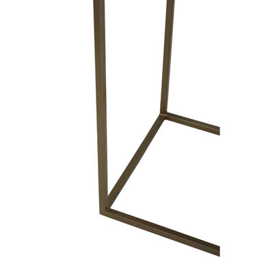 Aris Black And Gold Console Table