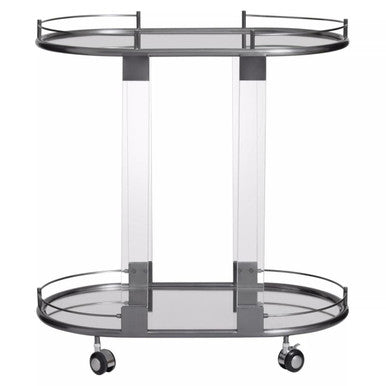 Oria Drinks Trolley in Metallic Frame