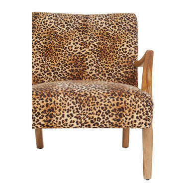 Cefena Leopard Print Chair