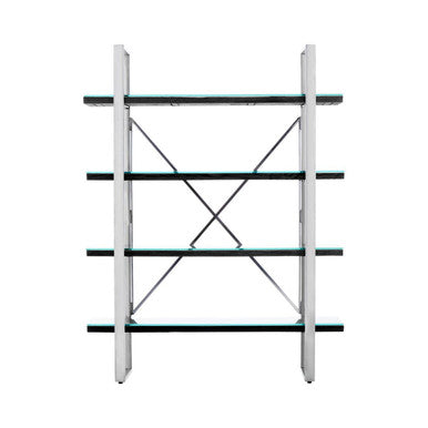 Kerala Black Four Tier Shelf Unit
