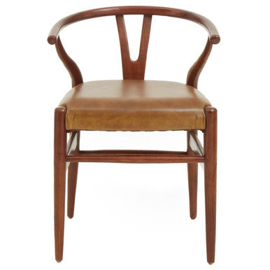 Kendari Cow Camel Leather Chair