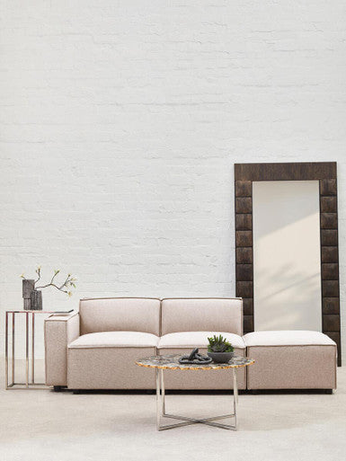 Toulouse Natural Fabric Right Arm Sofa