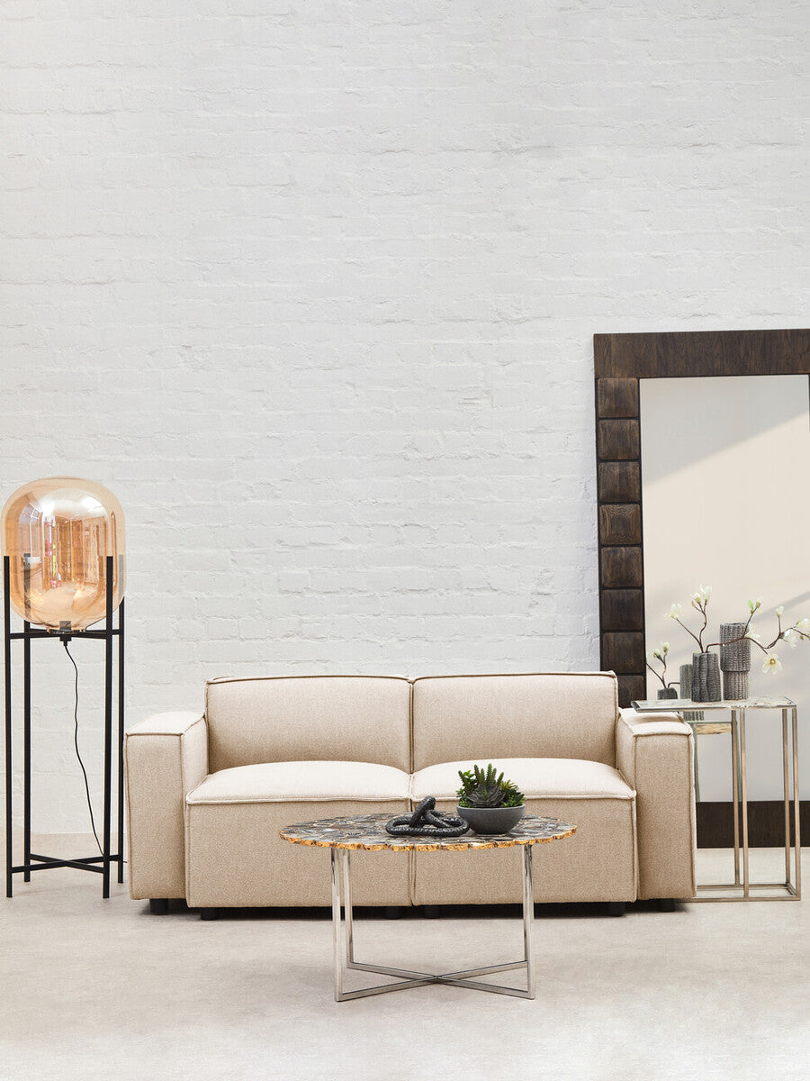 Toulouse Cream Fabric Left Arm Sofa