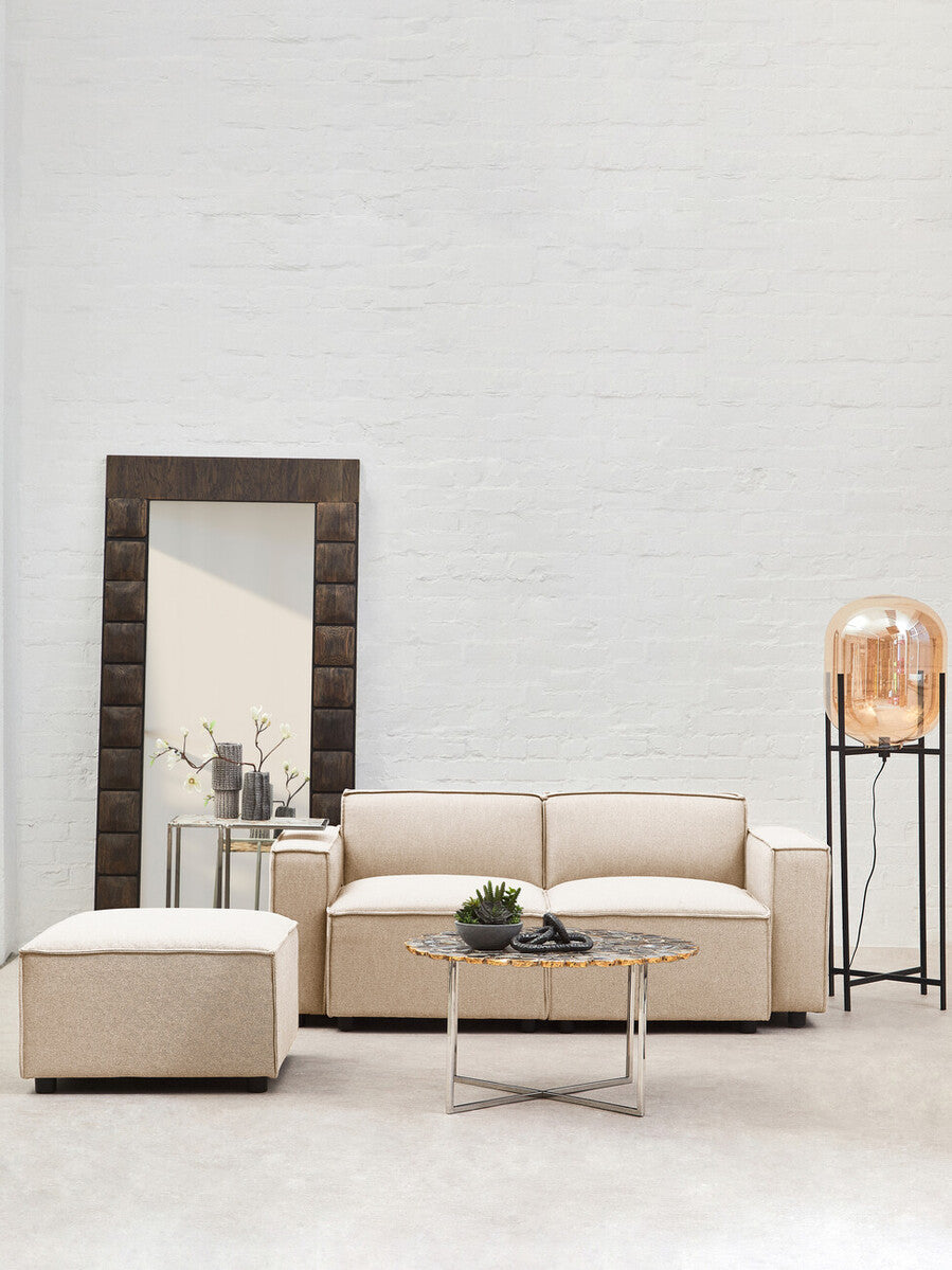 Toulouse Cream Fabric Left Arm Sofa