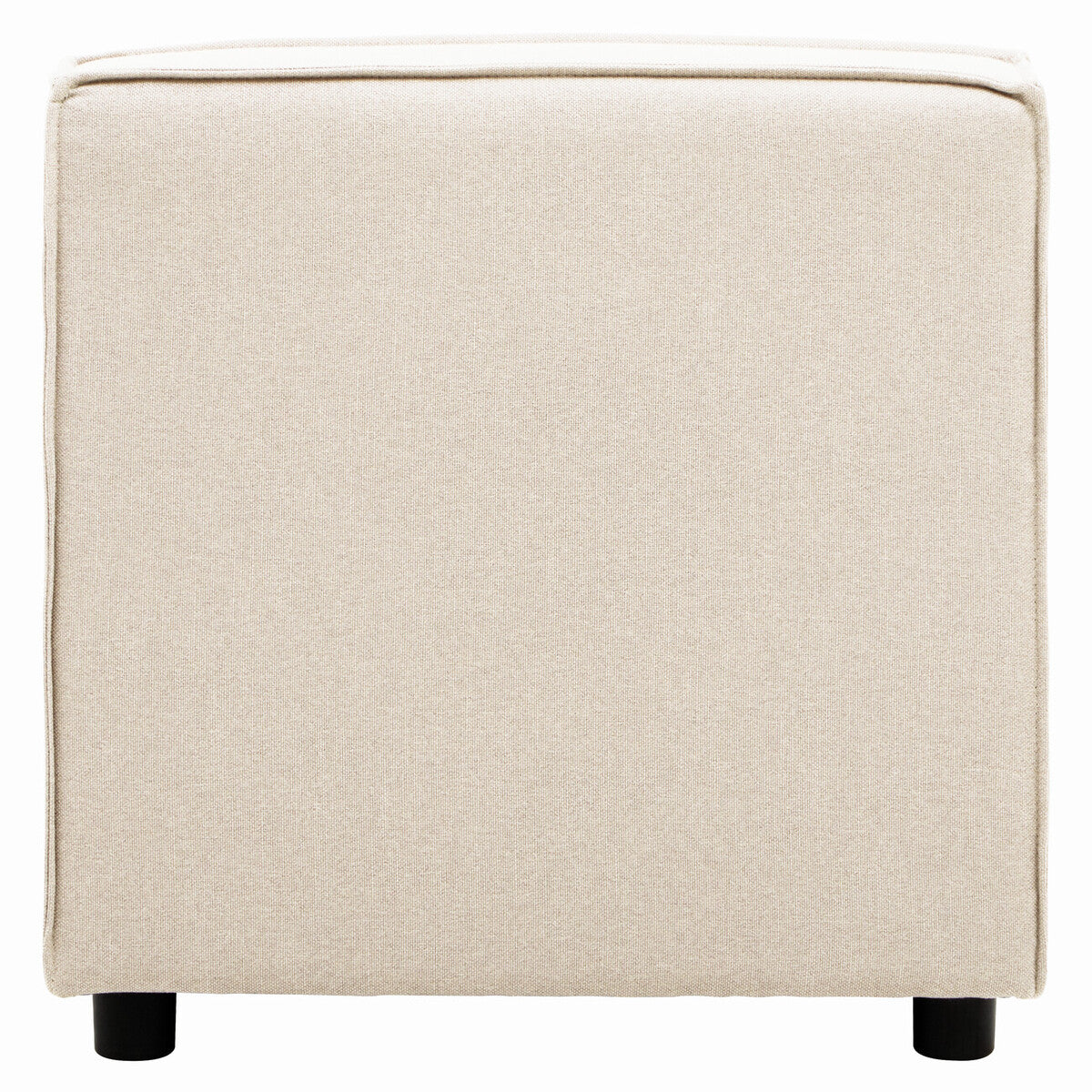 Toulouse Cream Fabric Armless Sofa.