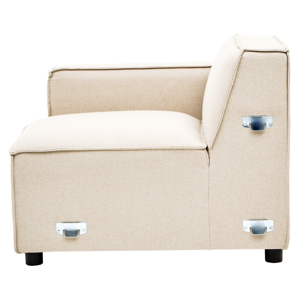 Toulouse Cream Fabric Right Arm Sofa