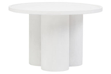 Walsa Whitewash Mango Wood Column Detail Coffee Table