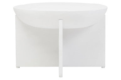 Walsa Whitewash Mango Wood Round Coffee Table