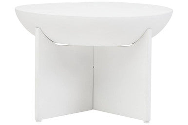 Walsa Whitewash Mango Wood Round Coffee Table