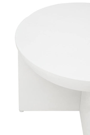 Walsa Whitewash Mango Wood Round Coffee Table