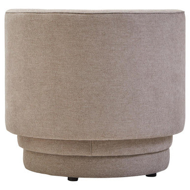 Drake Chenille Effect Curve Taupe Chair