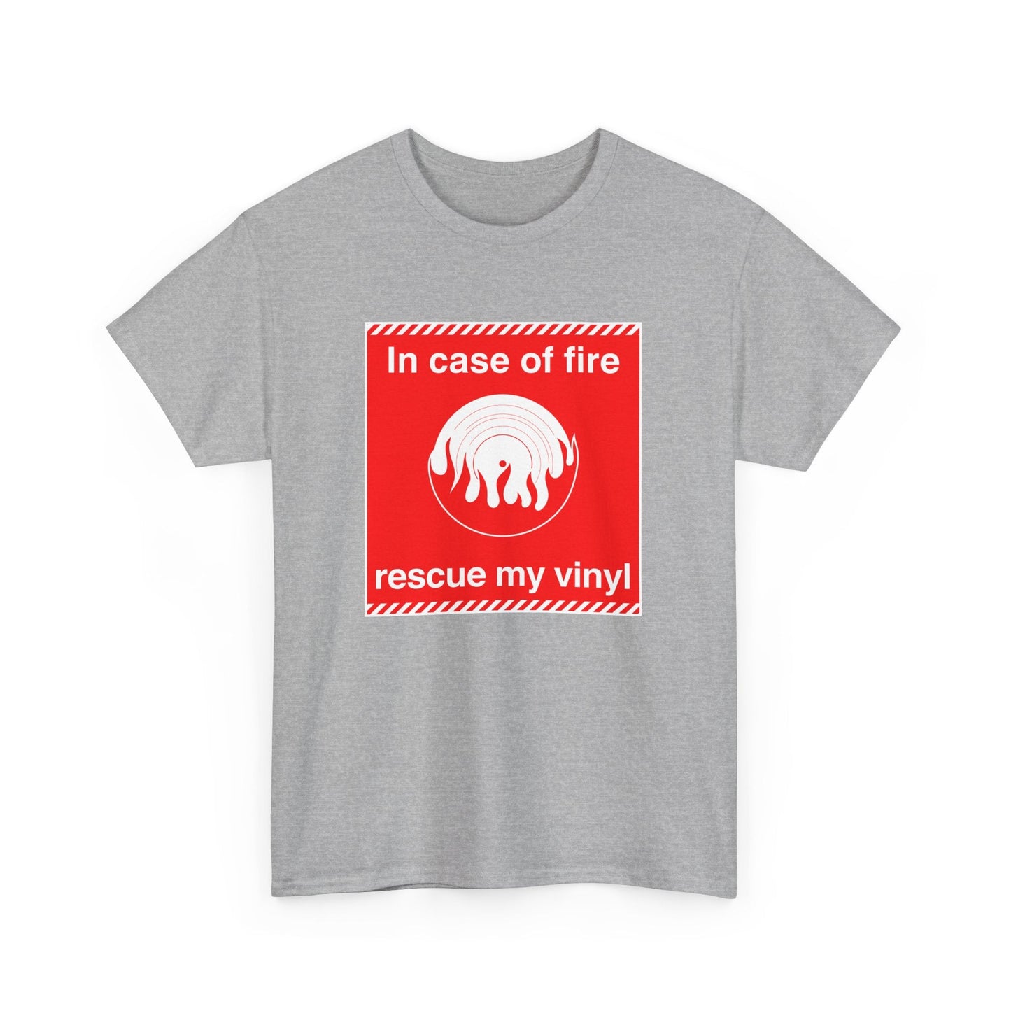 'In Case of Fire, Save My Vinyl' T-Shirt