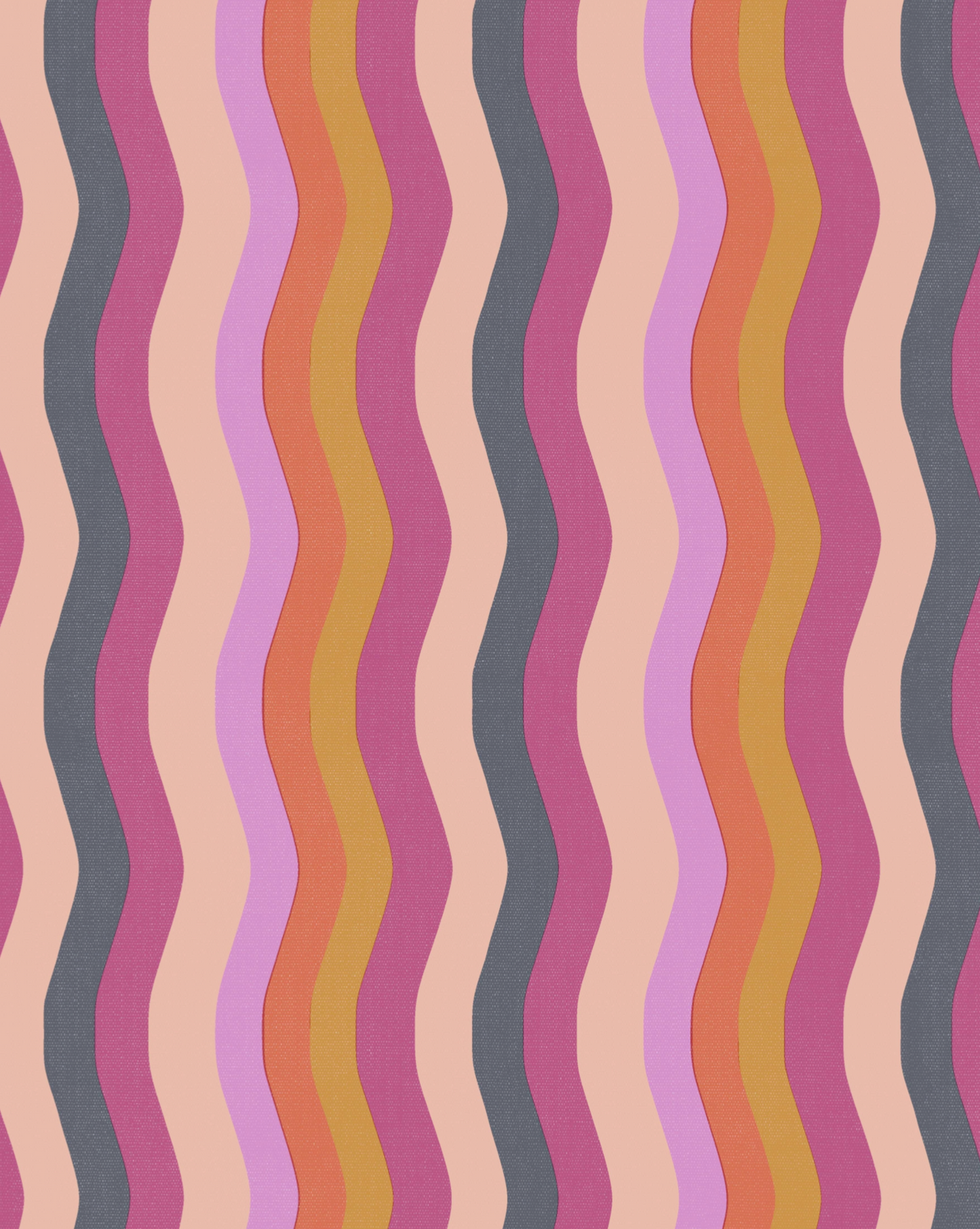 Wavy Stripe Wallpaper