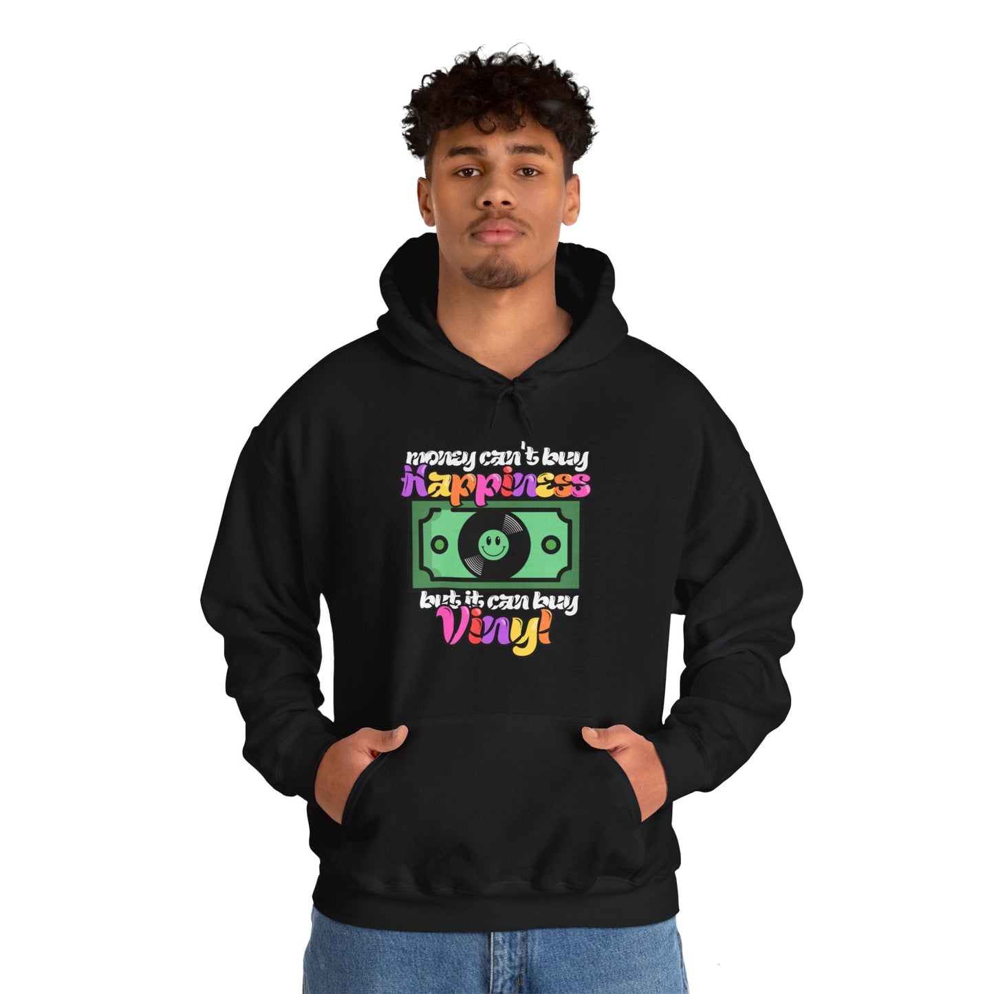 'Money Can't Buy Happiness, But It Can Buy Vinyl' Men's Hoodie