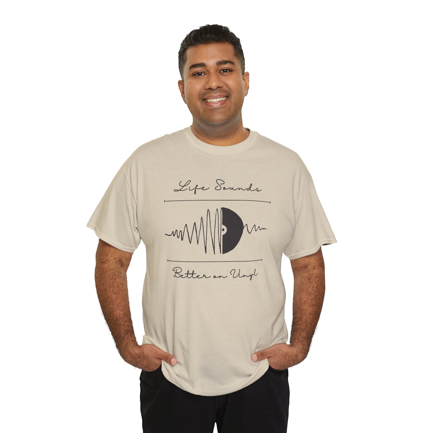 'Life Sounds Better on Vinyl' Men's T-Shirt