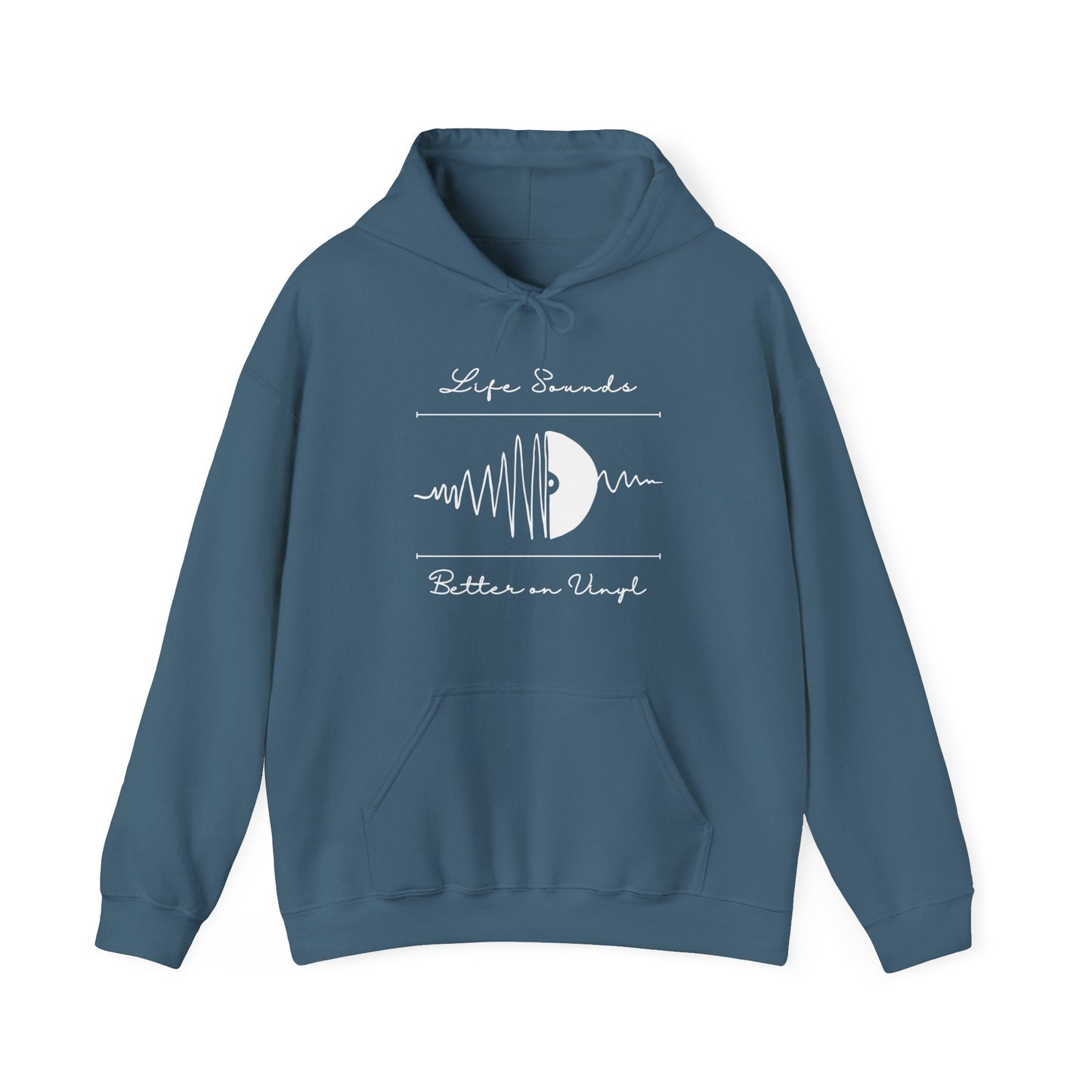 'Life Sounds Better on Vinyl' Men's Hoodie