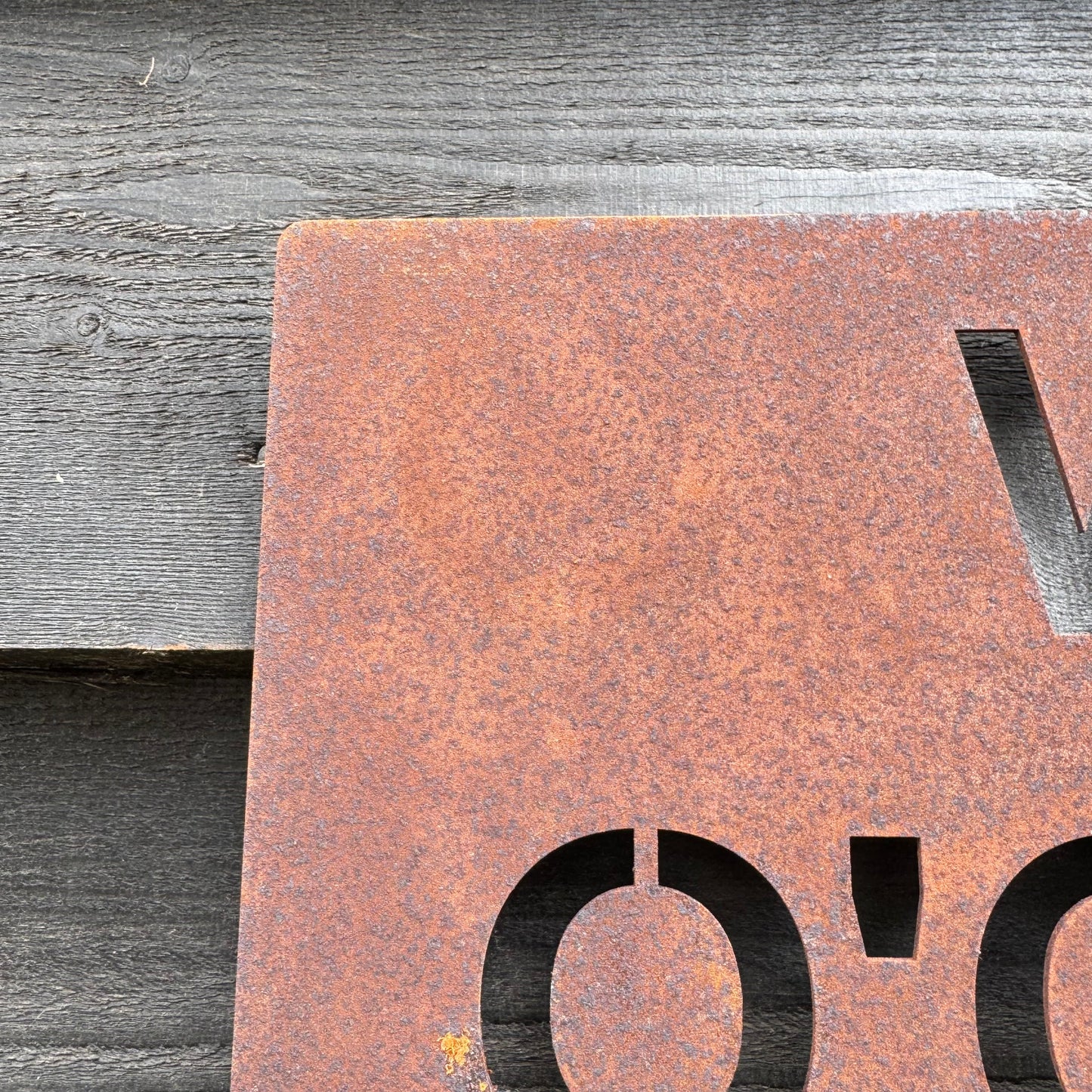 Rustic Metal WINE O’CLOCK Sign (last 2)