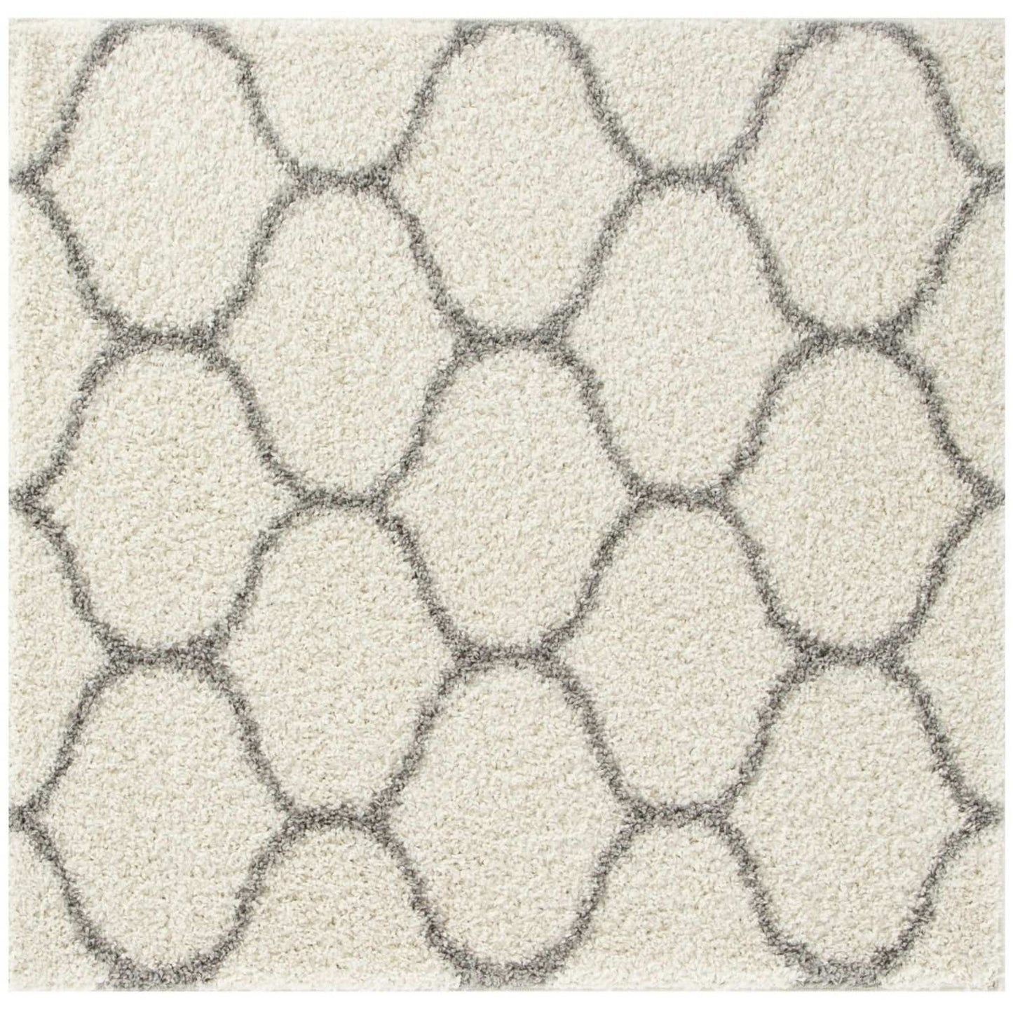 Moroccan Ivory Shaggy Rug | 600