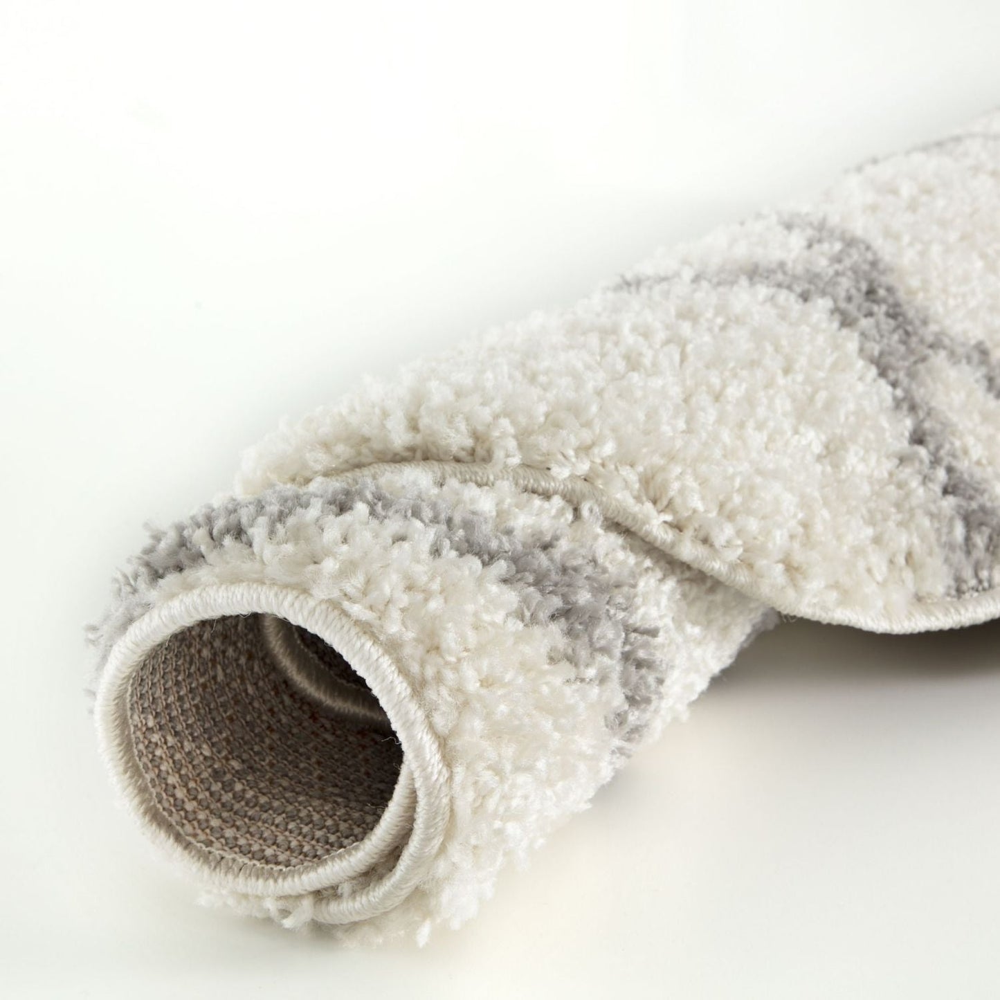 Moroccan Ivory Shaggy Rug | 600