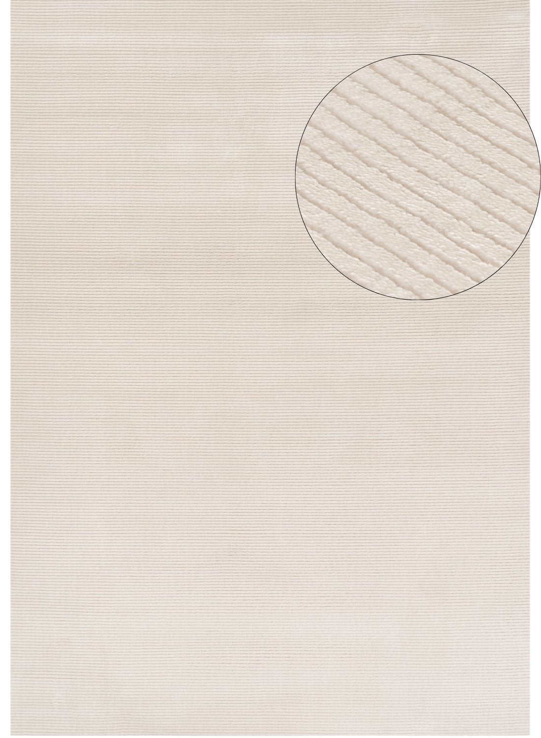 Carmel Cream Striped Rug | 6010
