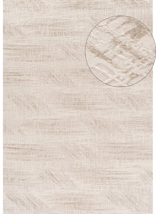 Carmel Cream-Beige Abstract Rug | 6030