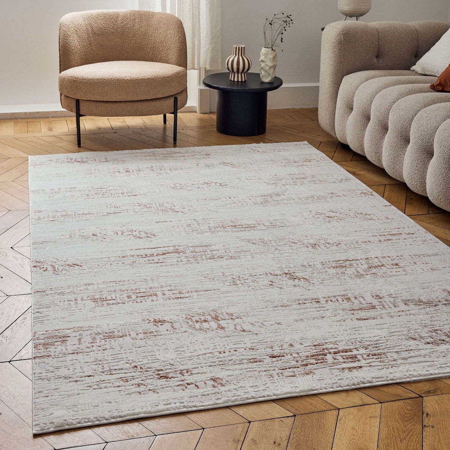 Carmel Cream-Terra Abstract Rug | 6030