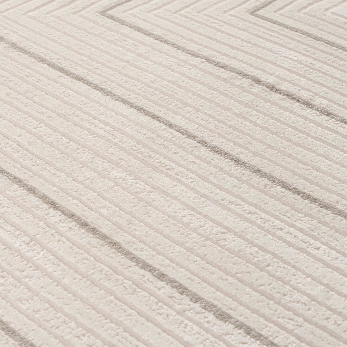 Carmel Cream-Grey Geometric Rug | 6040