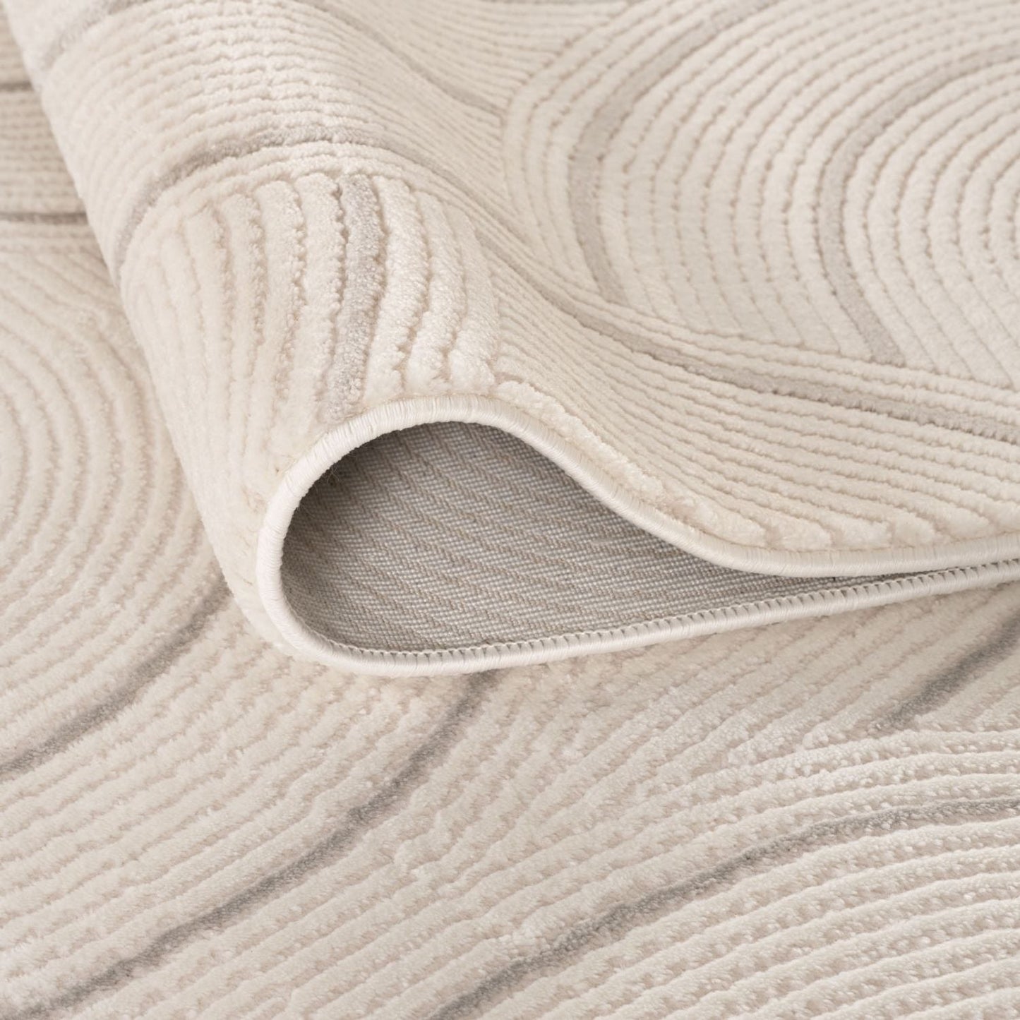 Carmel Cream-Grey Geometric Rug | 6070