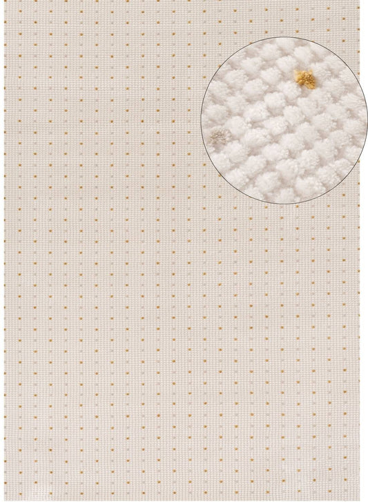 Carmel Cream-Gold Dots Rug | 6080
