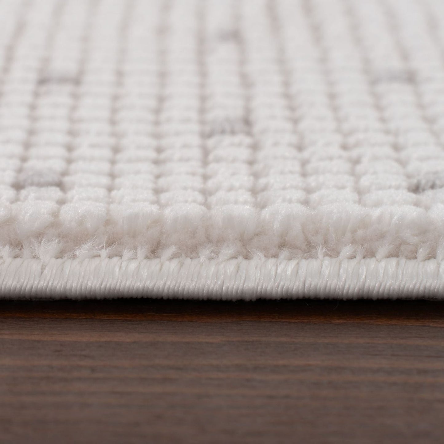 Carmel Cream-Grey Dots Rug | 6080