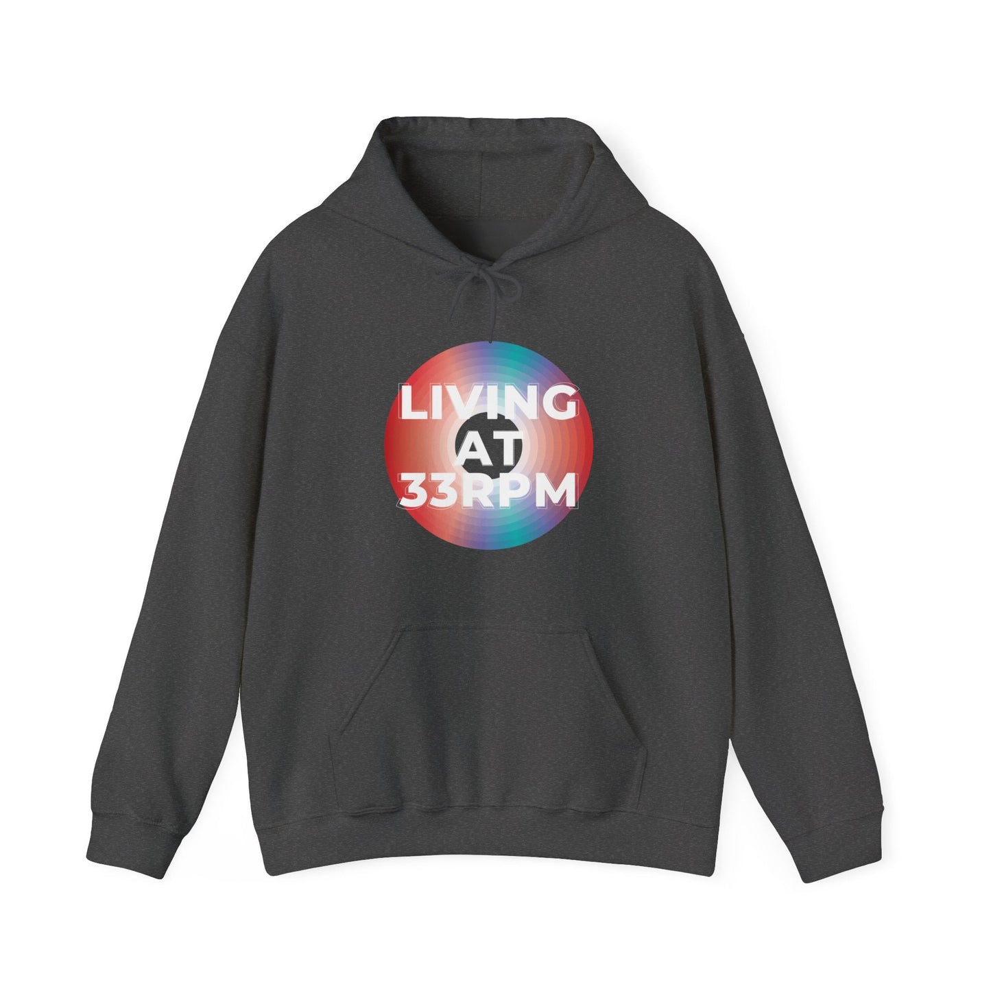 'Living at 33rpm' Men's Hoodie