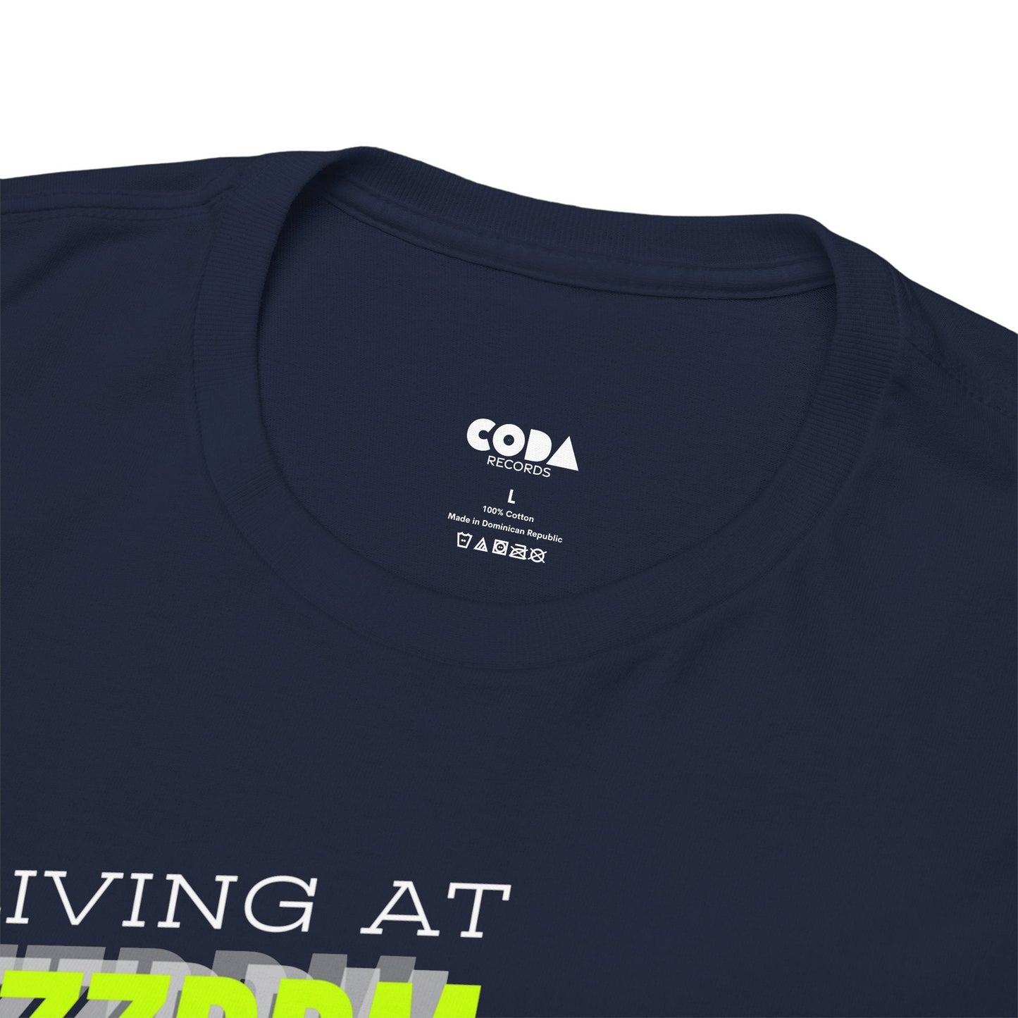 'Living at 33rpm' Flouro Men's T-Shirt