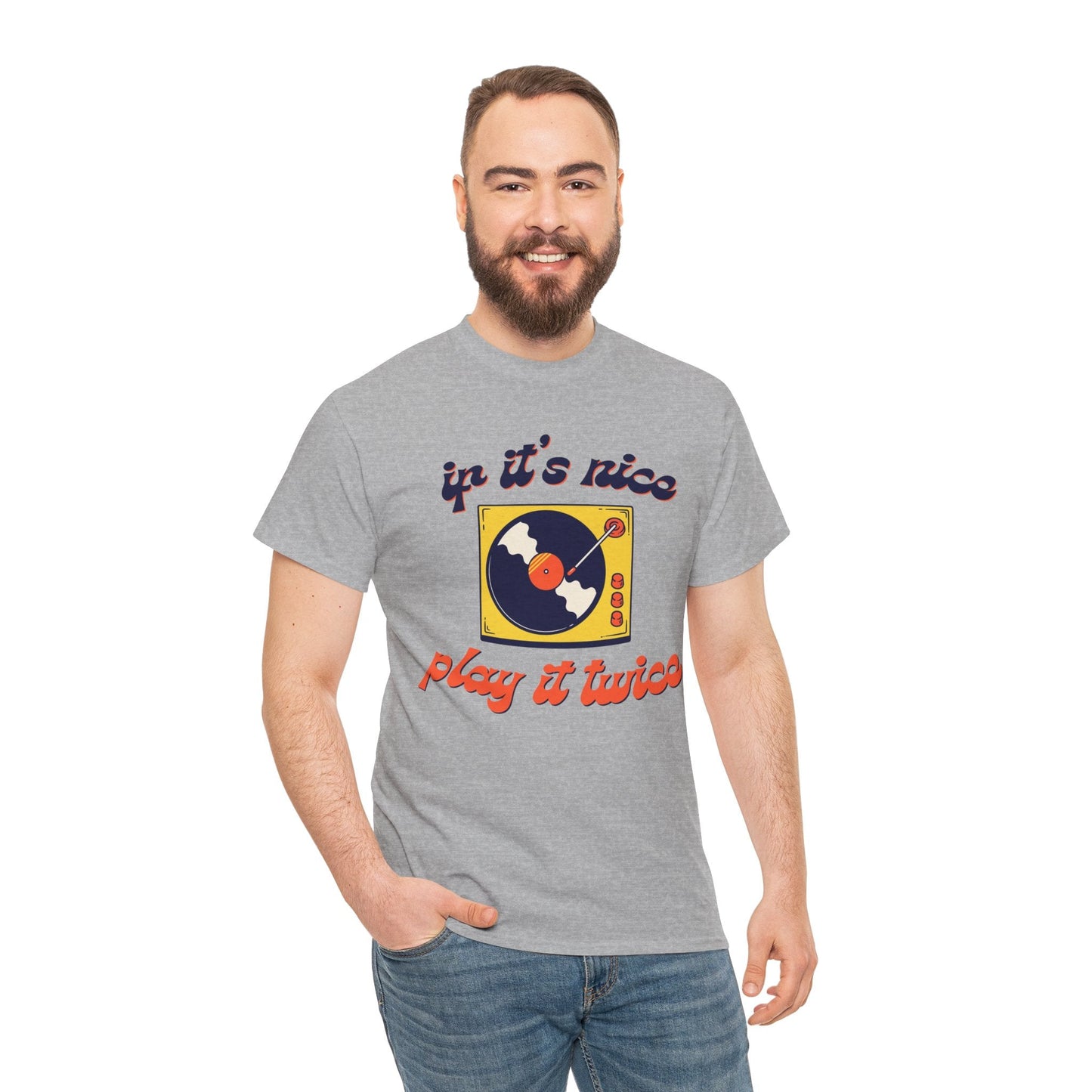 'If It’s Nice, Play It Twice' Vinyl T-Shirt