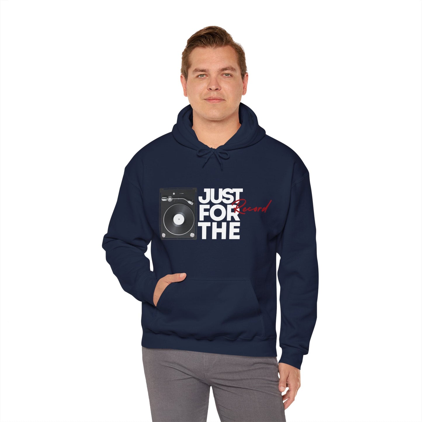 'Just for the Record' Men's Hoodie