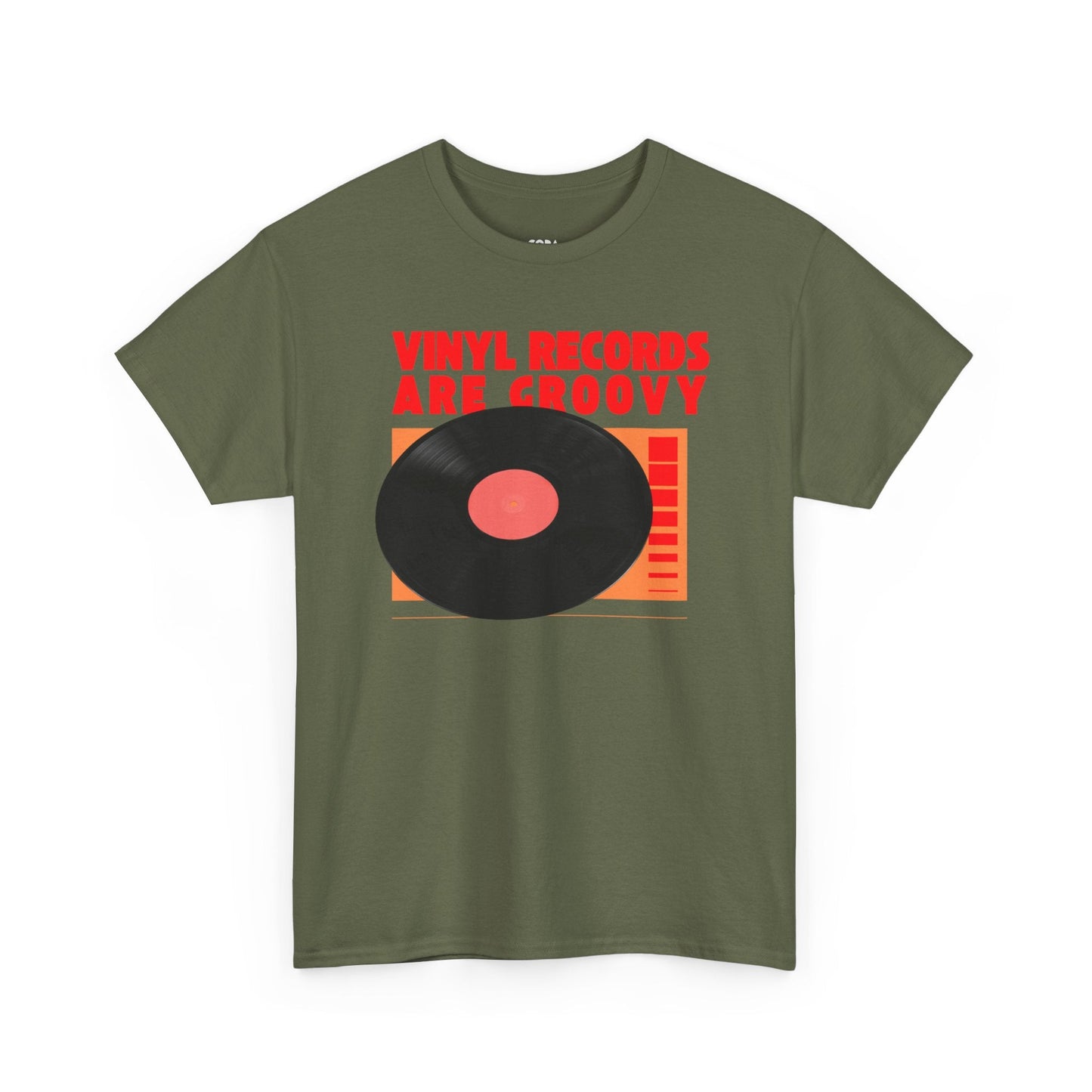 'Vinyl Records Are Groovy' Bold T-Shirt