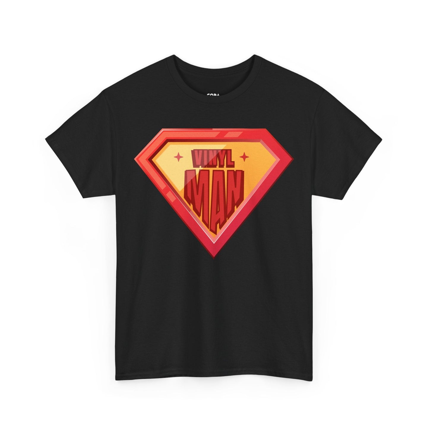 'Vinyl Man' Men's Superhero T-Shirt