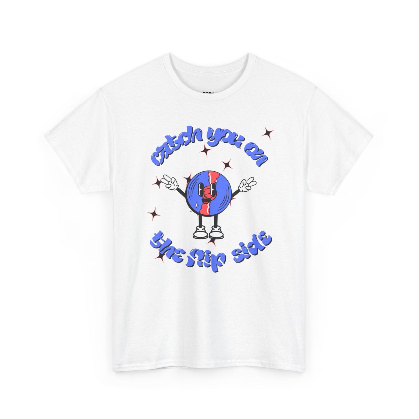 'Catch You On The Flip Side' Men's Vinyl T-Shirt