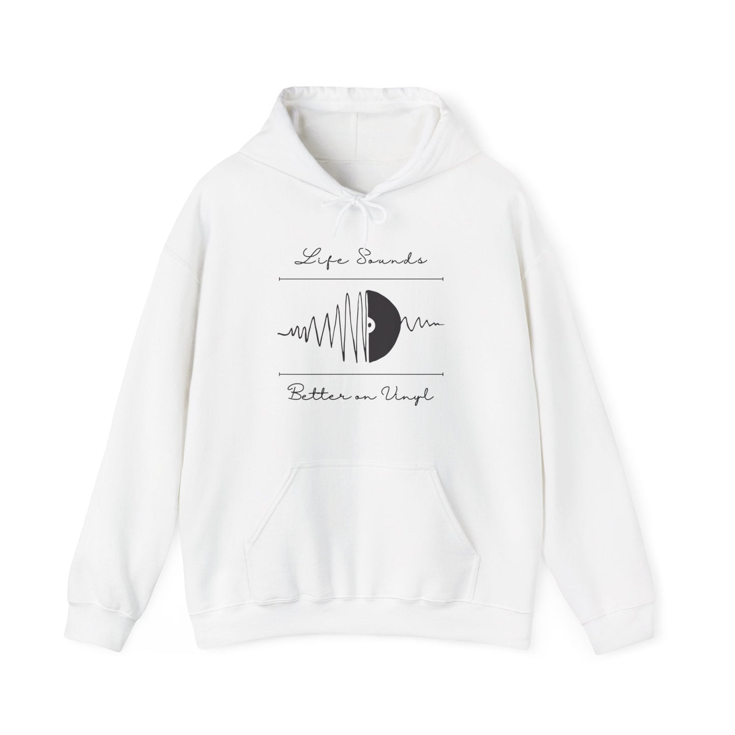 'Life Sounds Better on Vinyl' Men's Hoodie