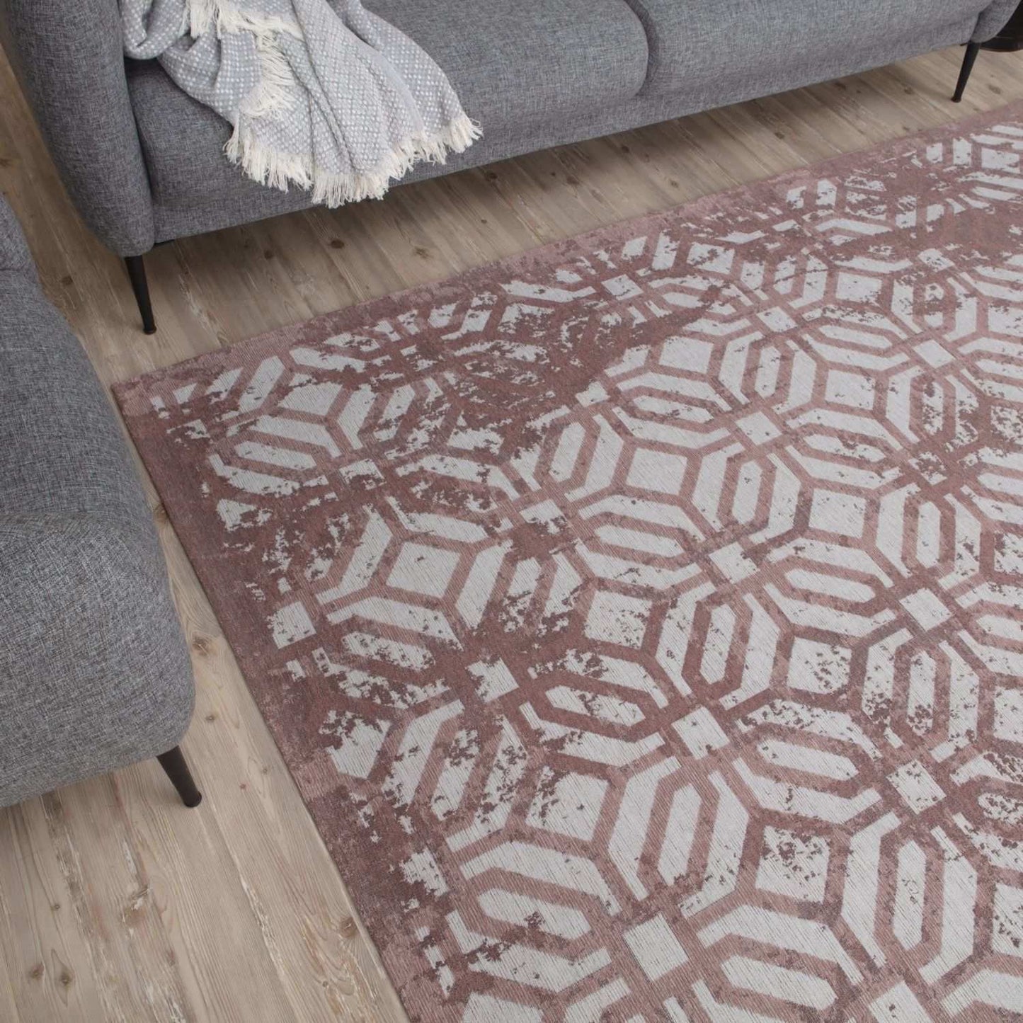 Washable Rug Carina Pink | 6933