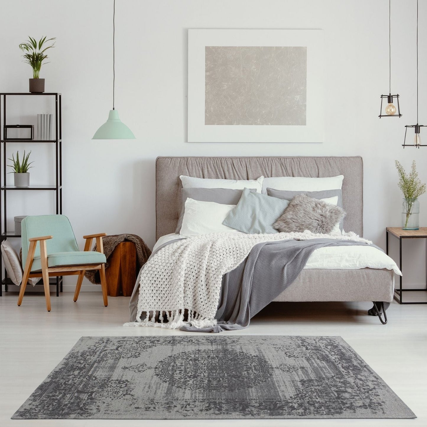 Washable Rug Carina Grey | 6942