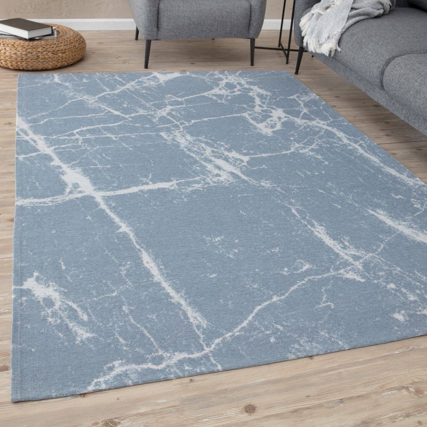 Washable Rug Carina Blue | 6955