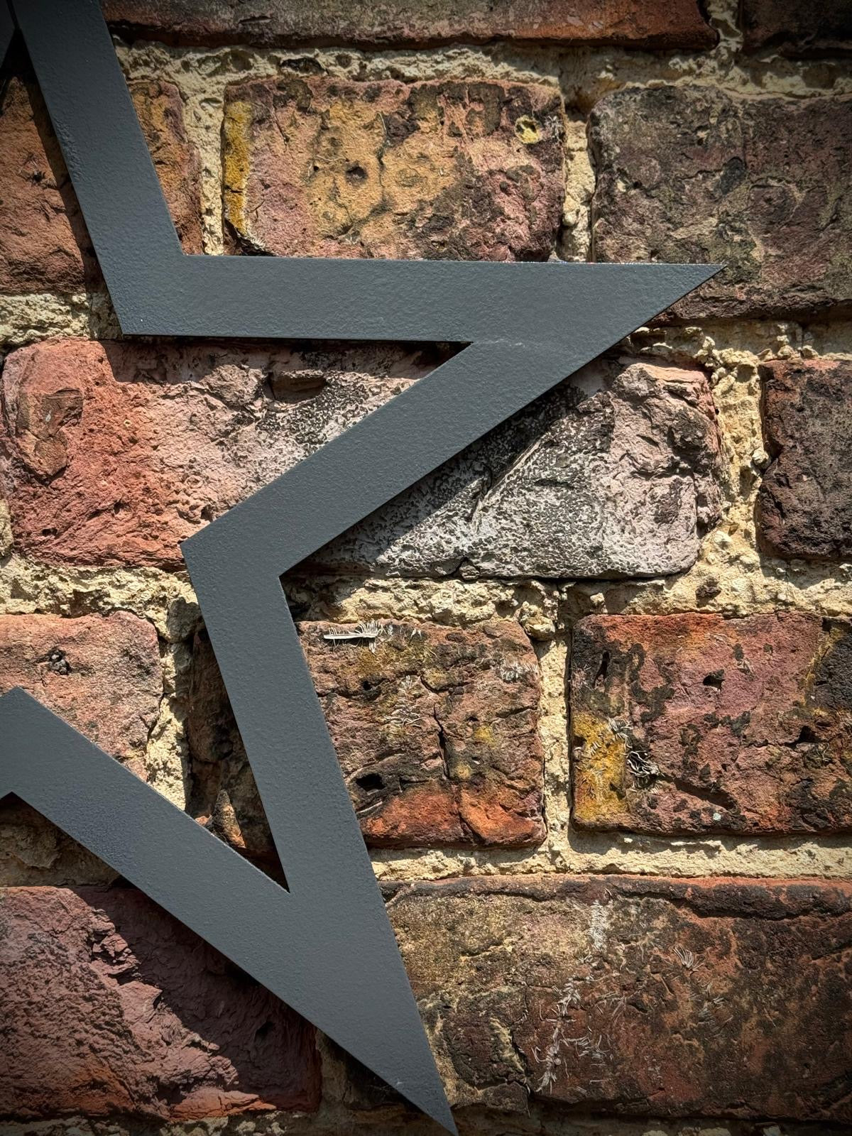 Rustic Metal Star Garden Decoration