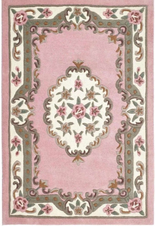 Shensi Pink Medallion Rug