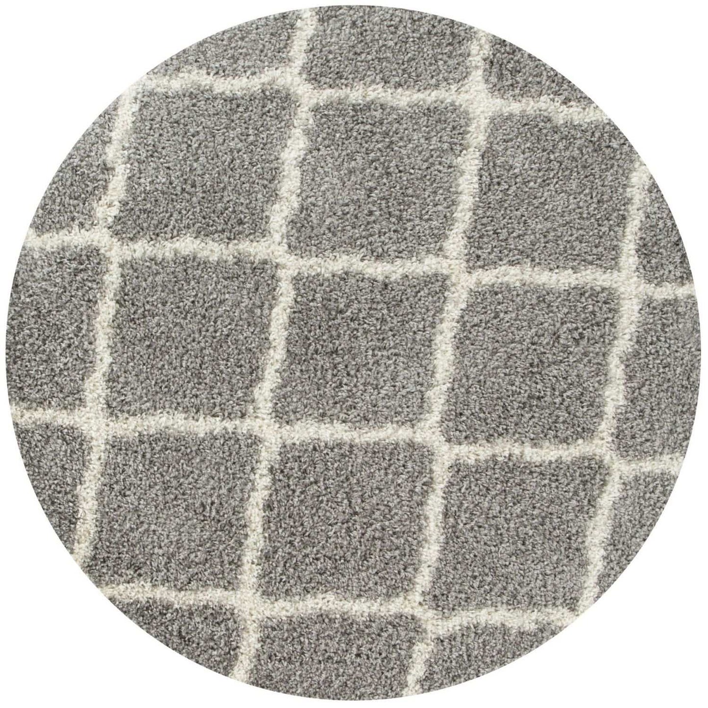 Moroccan Grey Shaggy Rug | 710