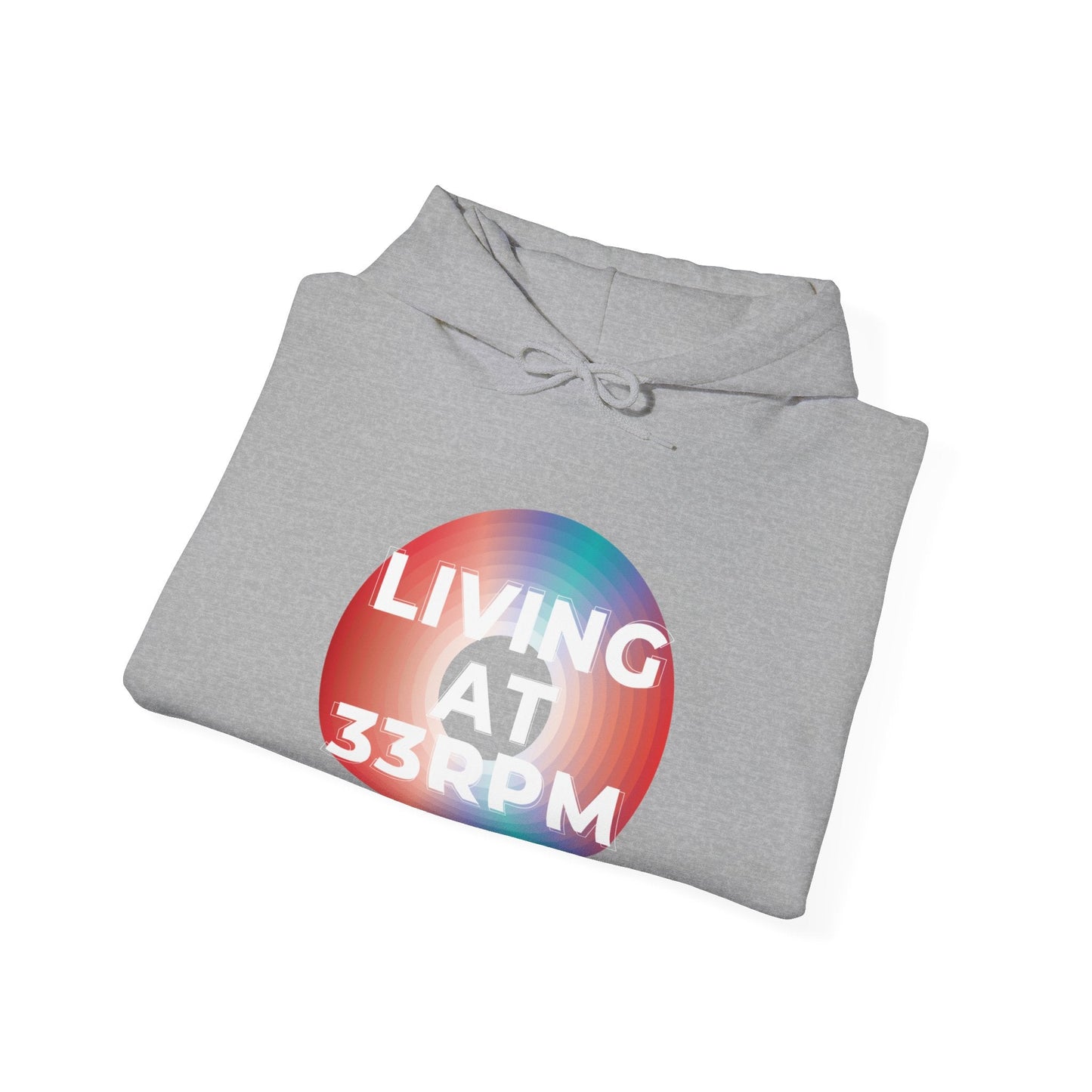 'Living at 33rpm' Men's Hoodie