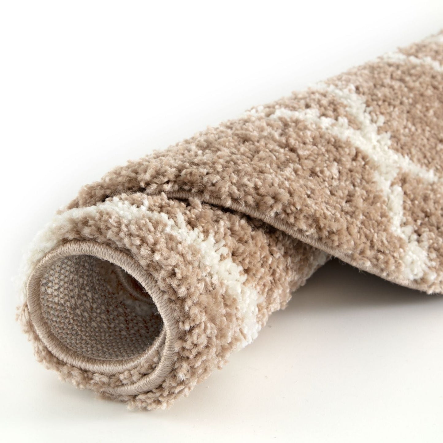 Moroccan Beige Shaggy Rug | 720