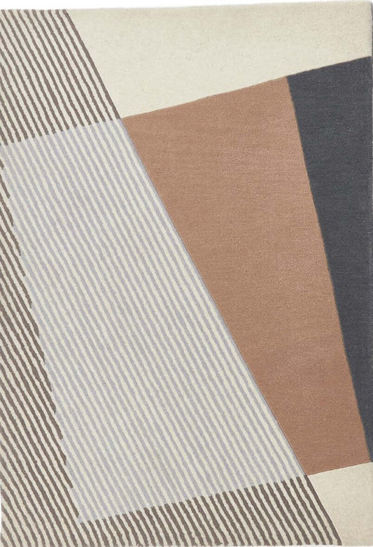 Bauhaus Abstract Wool Rug